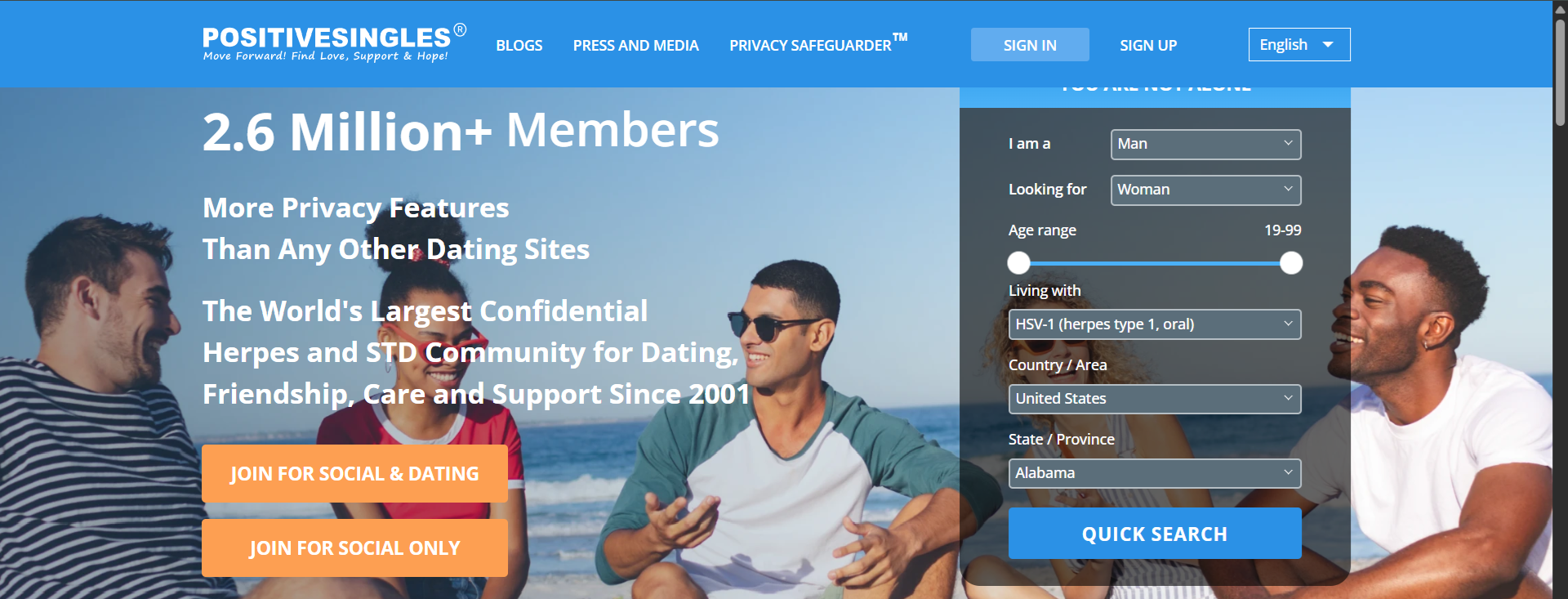 The New Era of STD & Herpes Dating Starts with PositiveSingles 